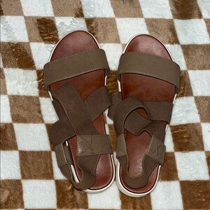 Brown Strappy Sandals